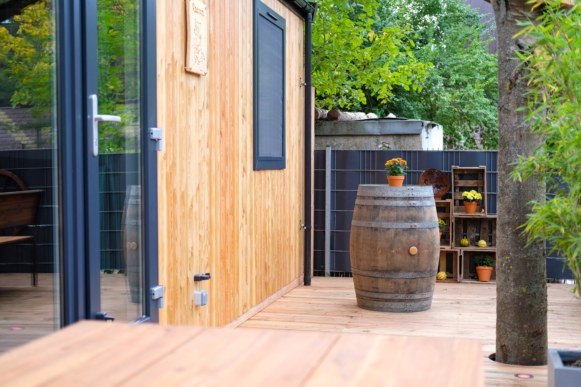 Tiny House Raccoon am Reptilium Landau